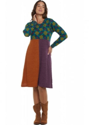 W24HBD09 - Vestito longuette Street Art Happy Baba di Baba Design - Gipsy Fashion Wear 