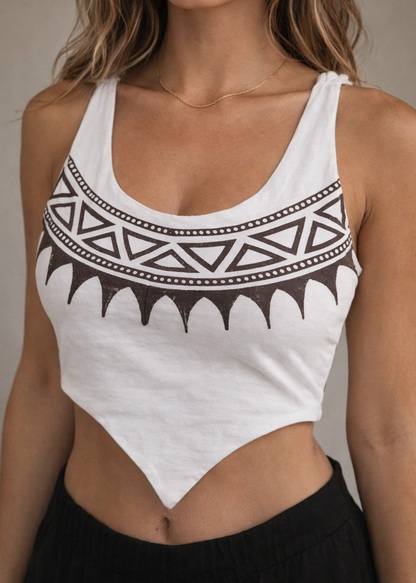 Yoga Block Print Top