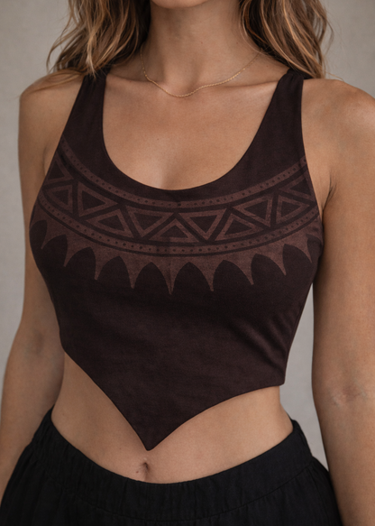 Yoga Block Print Top
