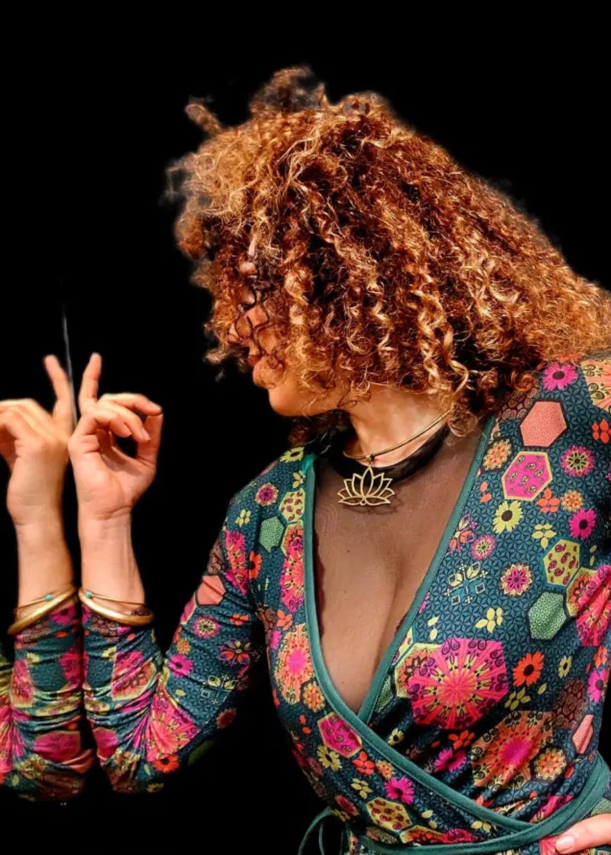 W22D39 - Abito incrociato Winter Nomad Baba Design - Gipsy Fashion Wear 