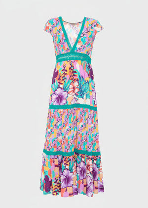S22D25 - Vestito lungo Azalea Baba Design - Gipsy Fashion Wear 