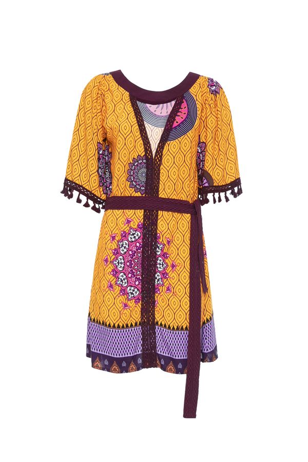 S22D41 - Abito corto Naif Sunflower Baba Design - Gipsy Fashion Wear 