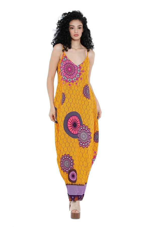 S22D58 - Abito lungo Sunflower Baba Design - Gipsy Fashion Wear 