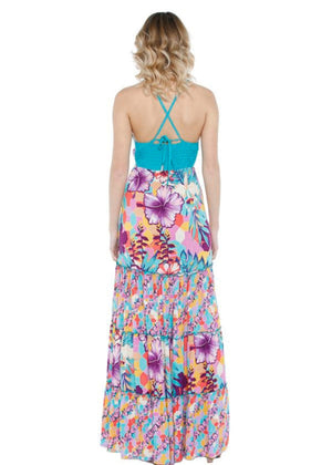 S22D68 - Abito lungo Azalea Baba Design - Gipsy Fashion Wear 