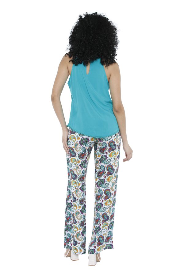 S22P07 - Pantalone Water Lily Baba Design - Gipsy Fashion Wear 