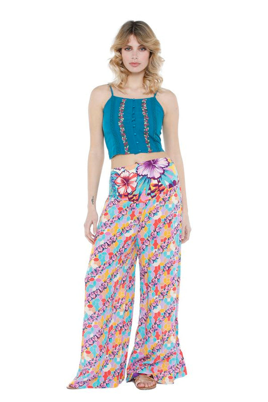 S22P10 - Pantalone Azalea Baba Design - Gipsy Fashion Wear 