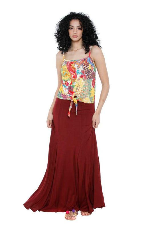 S22SK14 - Gonna lunga Anemone Baba Design - Gipsy Fashion Wear 