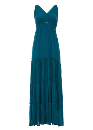 S23D105 - Vestito lungo Downtown Girl Baba Design - Gipsy Fashion Wear 