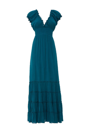 S23D106 - Vestito lungo Downtown Girl Baba Design - Gipsy Fashion Wear 