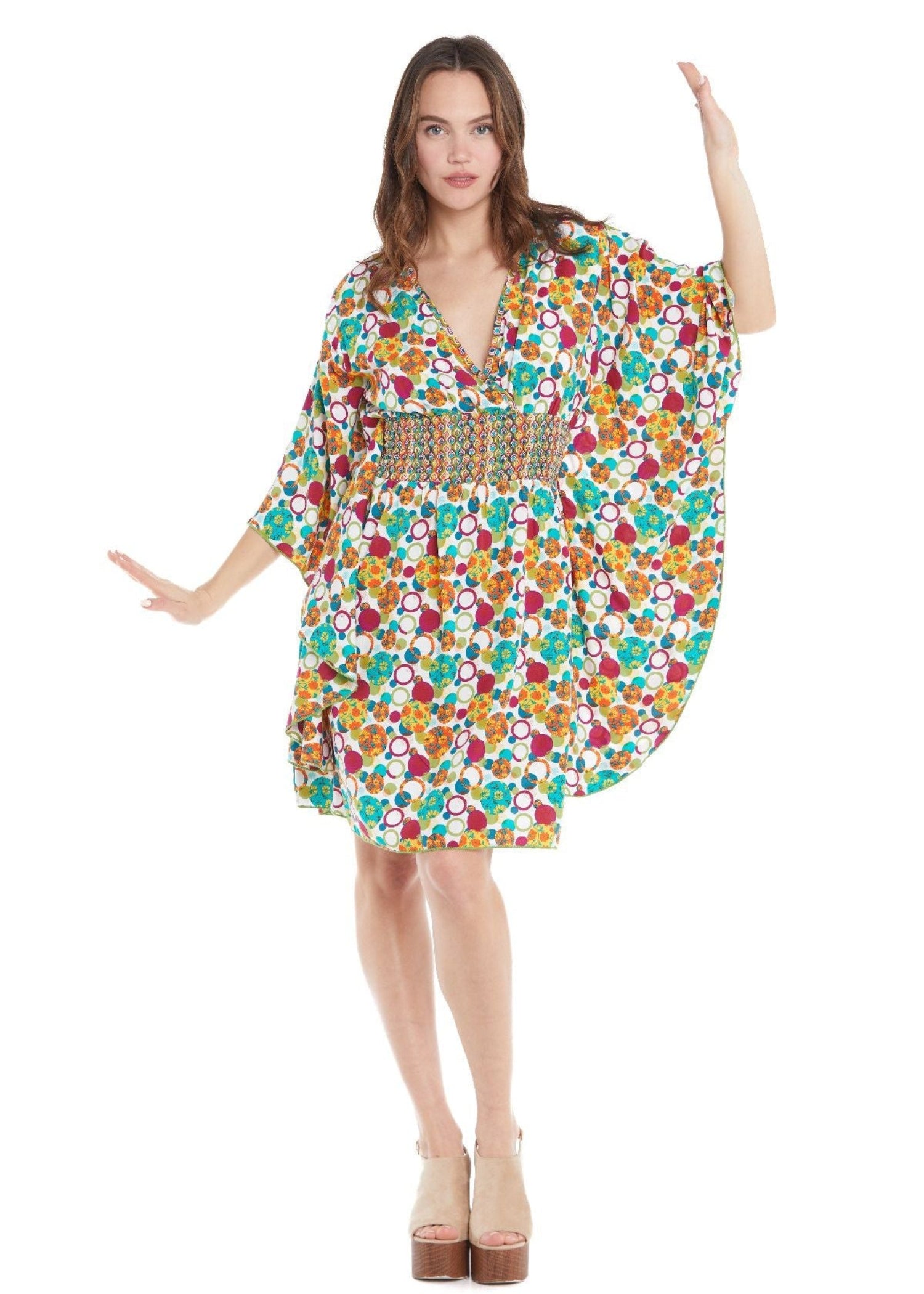 S23D18 - Kaftano corto Endless Party Baba Design - Gipsy Fashion Wear 