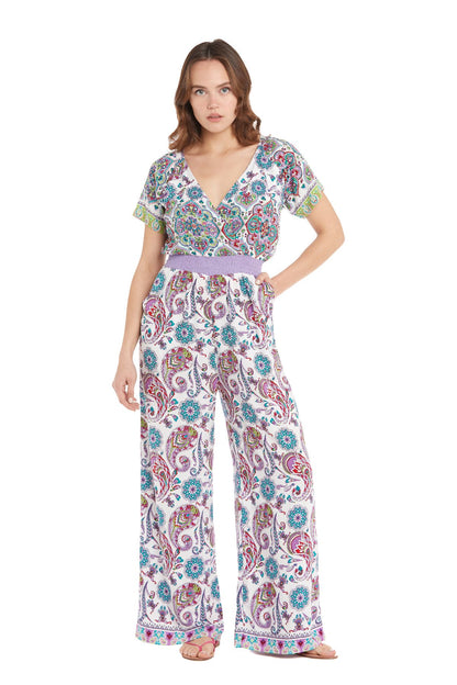 S23D42 - Lost in Paradise Baba Design Jumpsuit