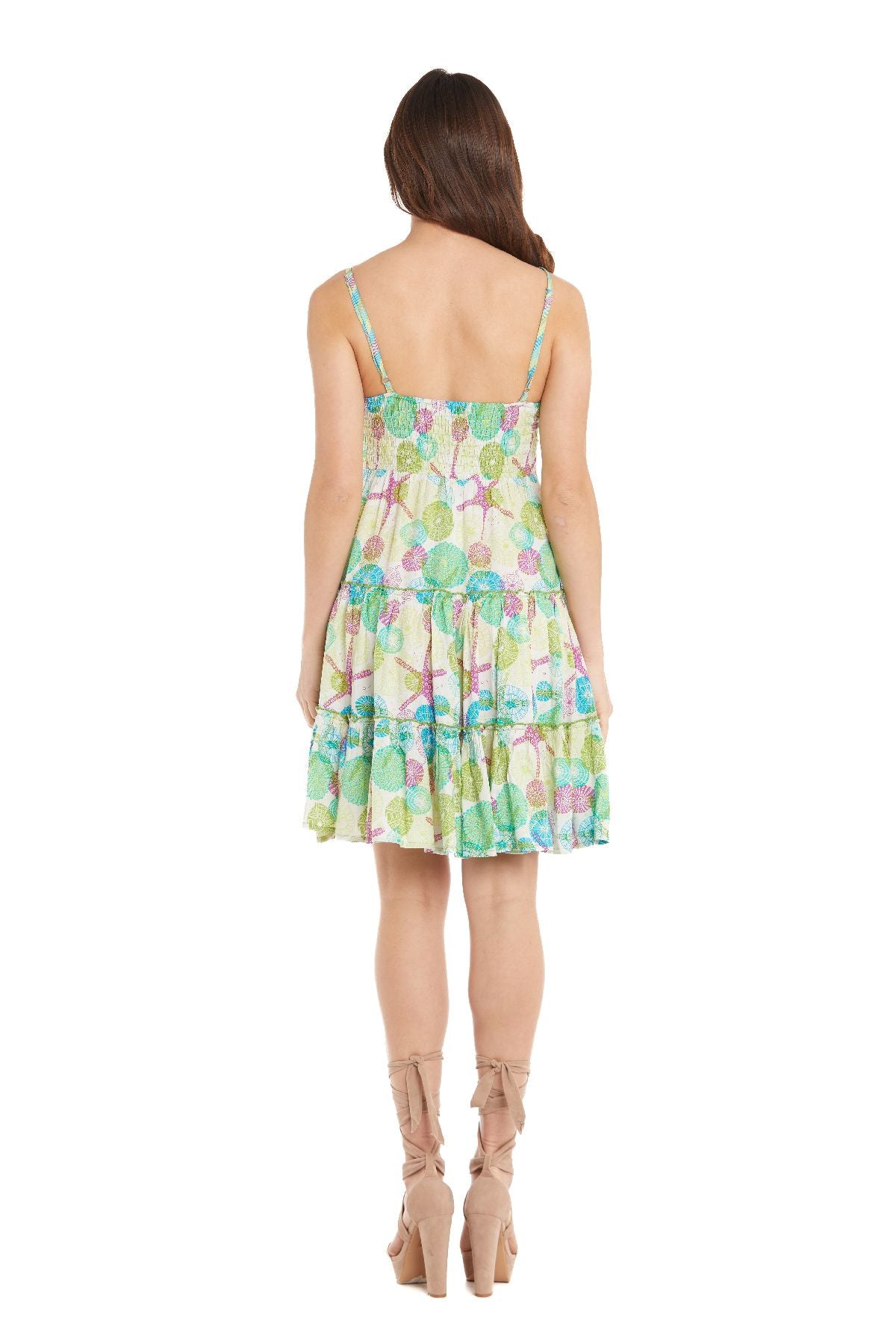 S23D49 - Vestito Striped Starfish Baba Design - Gipsy Fashion Wear 