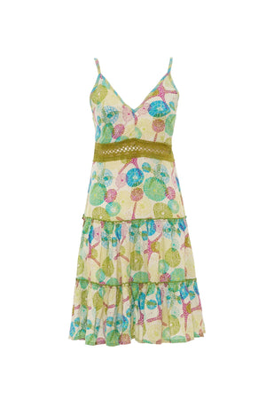 S23D49 - Vestito Striped Starfish Baba Design - Gipsy Fashion Wear 