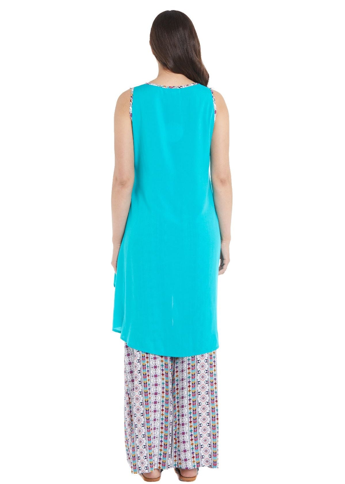 S23HBT07 - Top lungo Mandala Waves Happy Baba by Baba Design - Gipsy Fashion Wear 