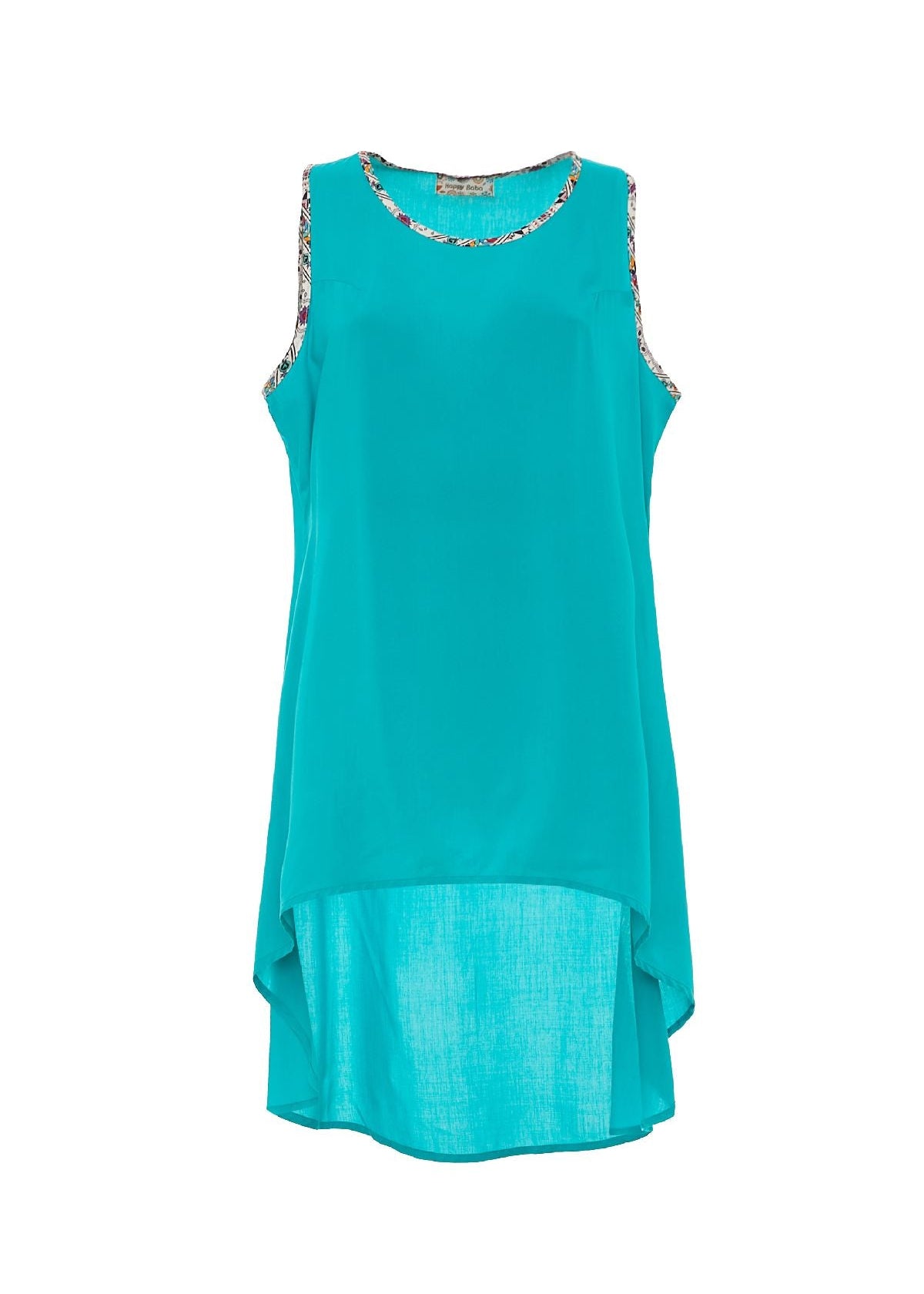 S23HBT07 - Top lungo Mandala Waves Happy Baba by Baba Design - Gipsy Fashion Wear 