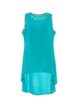 S23HBT07 - Top lungo Mandala Waves Happy Baba by Baba Design - Gipsy Fashion Wear 