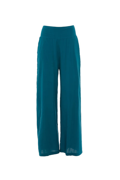 S23P101 - Walk on the bridge solid color wide trousers Baba Design