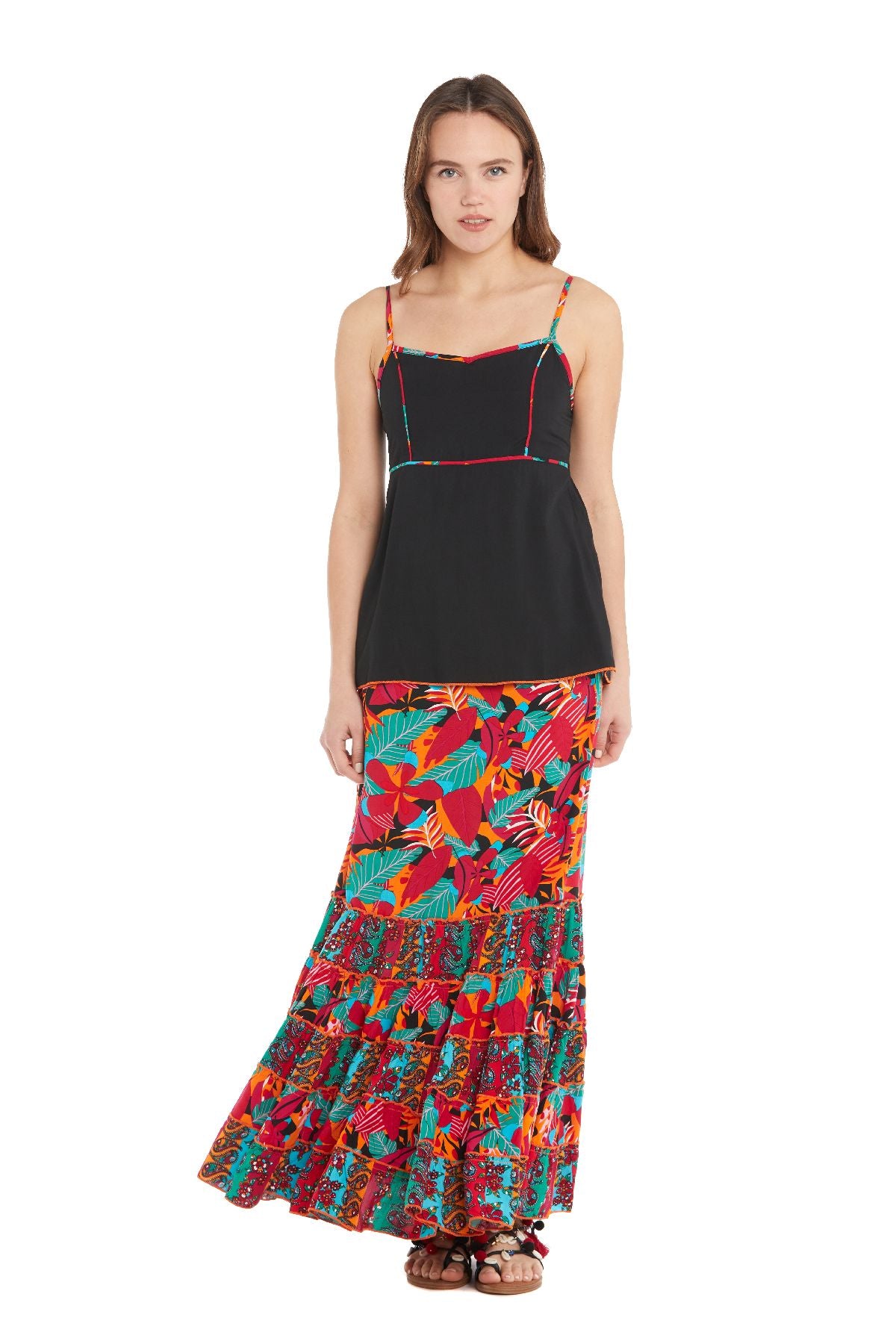 S23SK06 - Urban Nature Baba Design long skirt