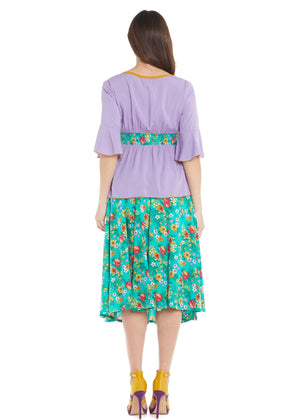 S23SK11- Gonna Spring Flowers Baba Design - Gipsy Fashion Wear 