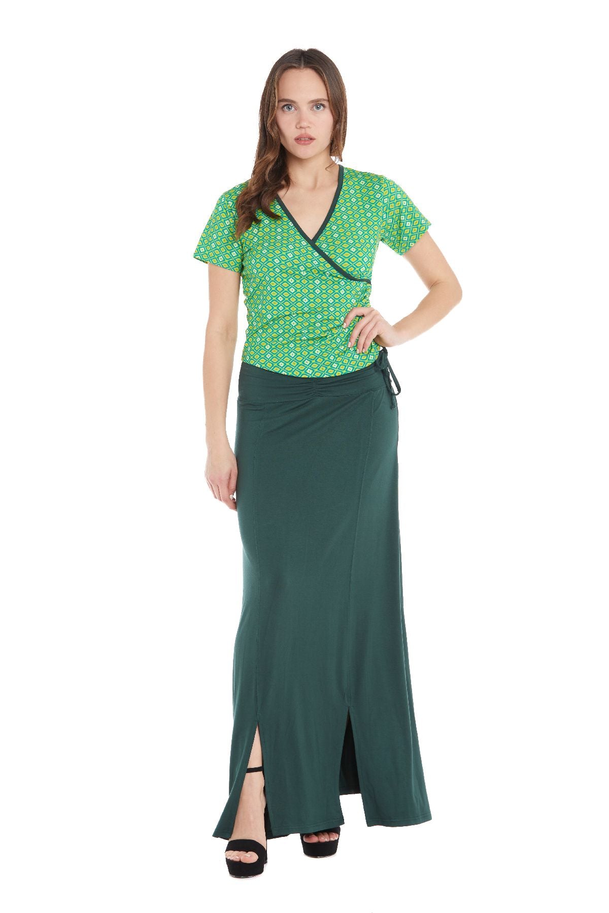 S23T07 - Maglia a incrocio City Escape Baba Design - Gipsy Fashion Wear 