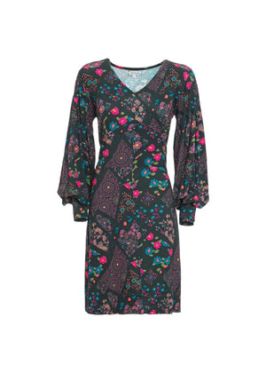 W22D01 - Vestito Mountain Stripes Baba Design - Gipsy Fashion Wear 