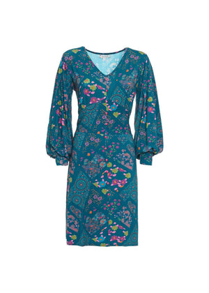 W22D01 - Vestito Mountain Stripes Baba Design - Gipsy Fashion Wear 
