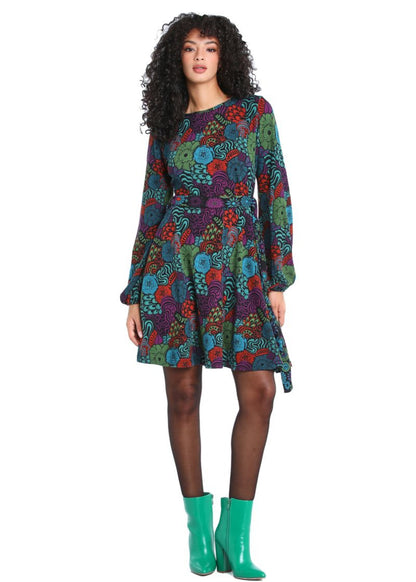 W22D03 - Abito avvitato Flower Child - Gipsy Fashion Wear 