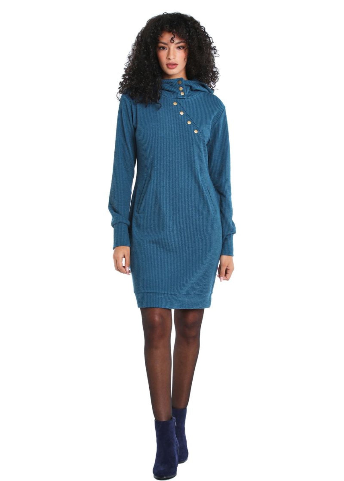 W22D07 - Vestito con cappuccio Mandala Cottage - Gipsy Fashion Wear 