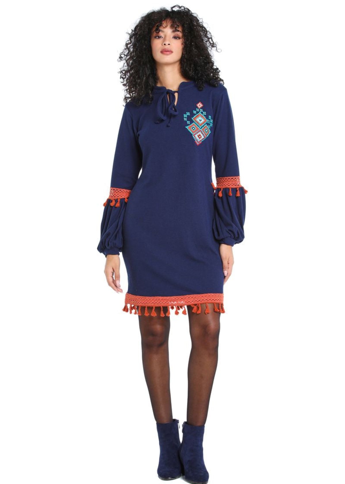 W22D15 - Abito Gypsy Leaves - Gipsy Fashion Wear 