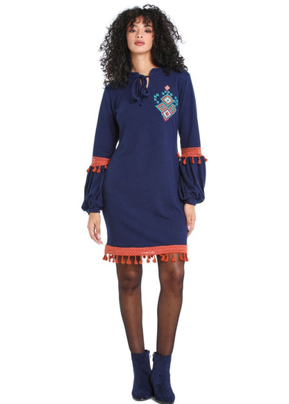 W22D15 - Abito Gypsy Leaves - Gipsy Fashion Wear 