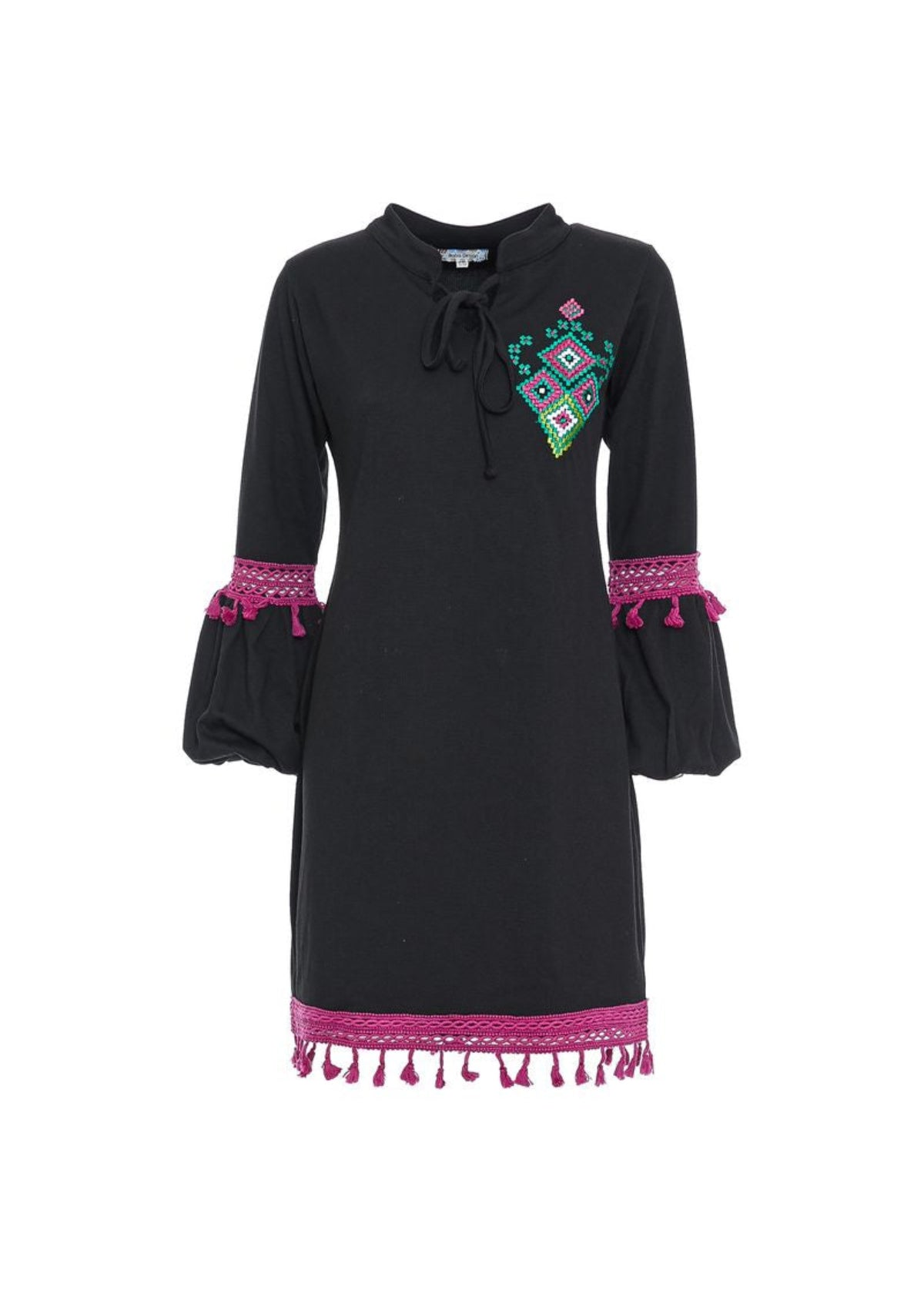 W22D15 - Abito Gypsy Leaves - Gipsy Fashion Wear 