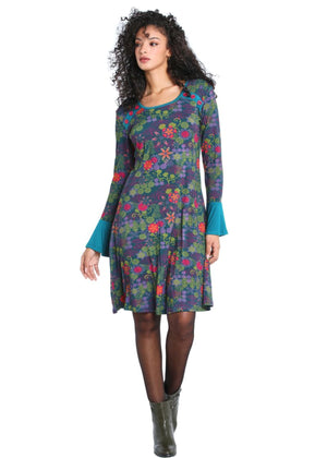 W22D22 - Abito svasato Wild Lawn Baba Design - Gipsy Fashion Wear 