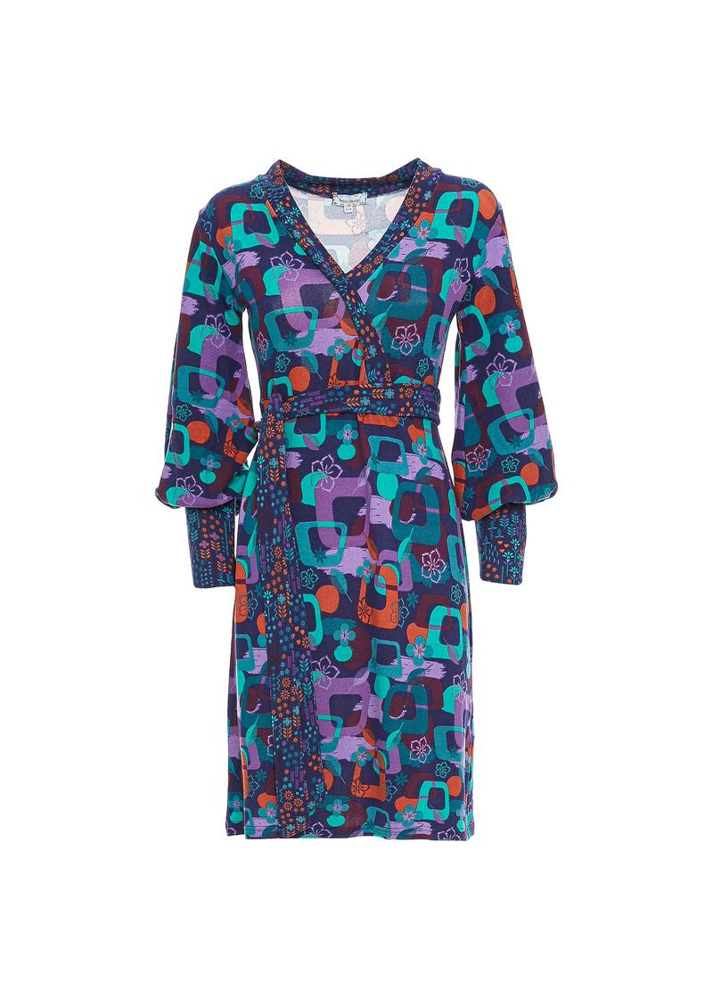 W22D30 - Abito con cintura Gypsy Leaves - Gipsy Fashion Wear 