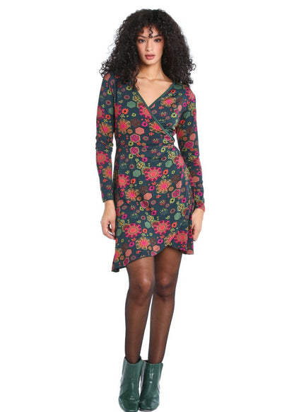 W22D39 - Abito incrociato Winter Nomad Baba Design - Gipsy Fashion Wear 