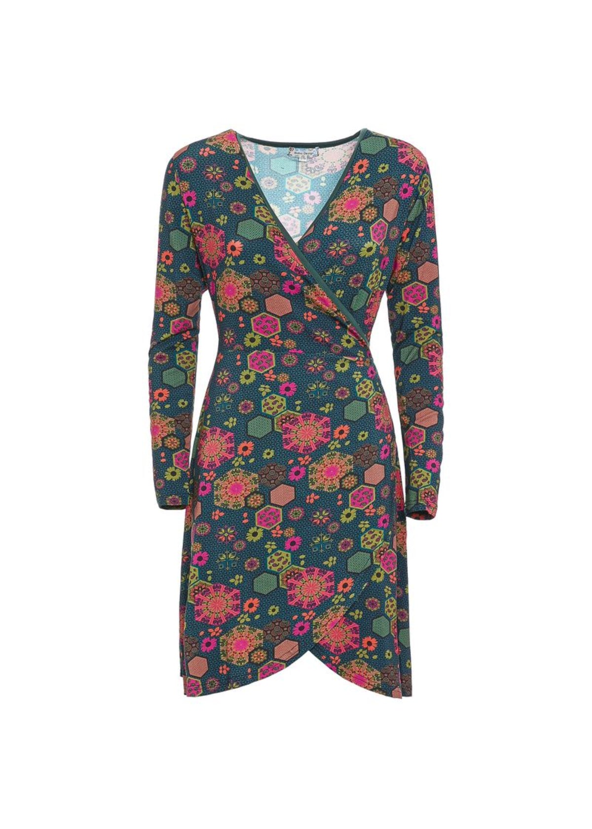 W22D39 - Abito incrociato Winter Nomad Baba Design - Gipsy Fashion Wear 