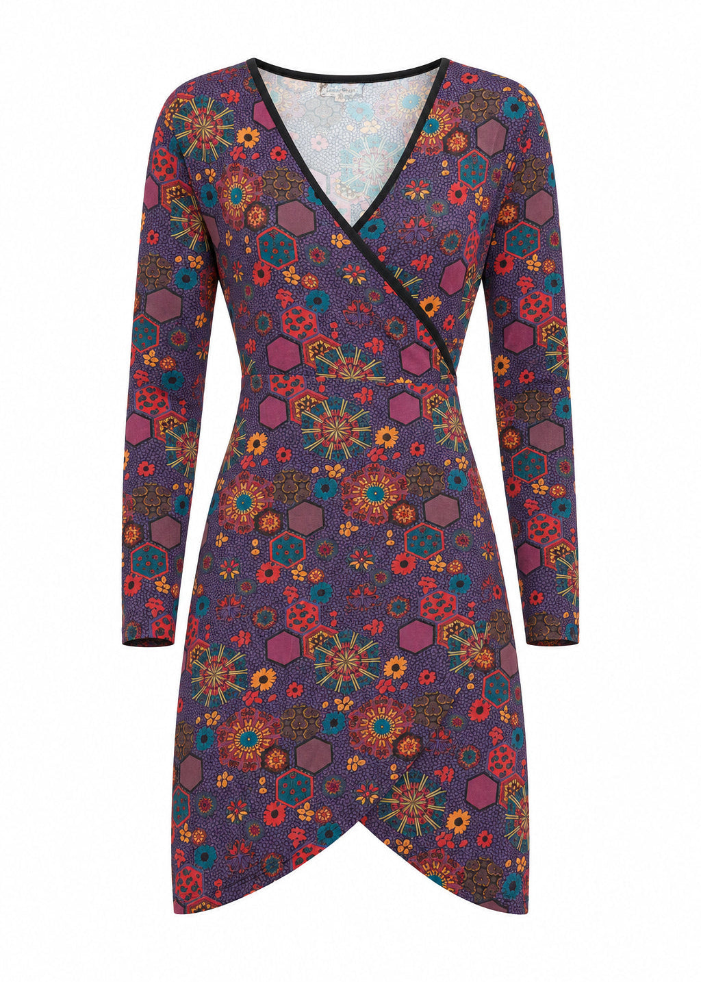 W22D39 - Abito incrociato Winter Nomad Baba Design - Gipsy Fashion Wear 