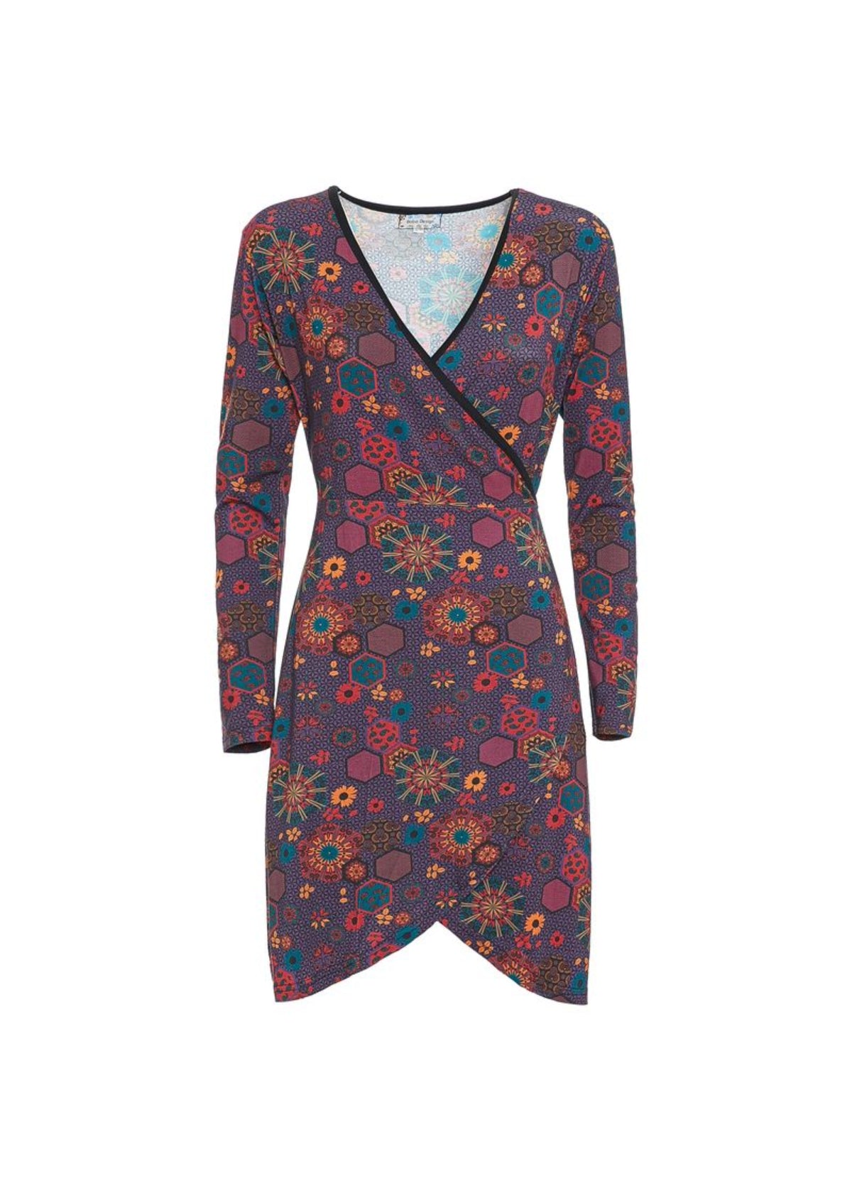 W22D39 - Abito incrociato Winter Nomad Baba Design - Gipsy Fashion Wear 