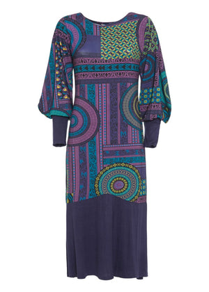 W22D41 - Abito sirena Bohemian Trip Baba Design - Gipsy Fashion Wear 