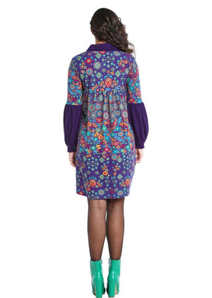 W22HBD09 - Abito Chemisier Free Spirit Happy Baba by Baba Design - Gipsy Fashion Wear 