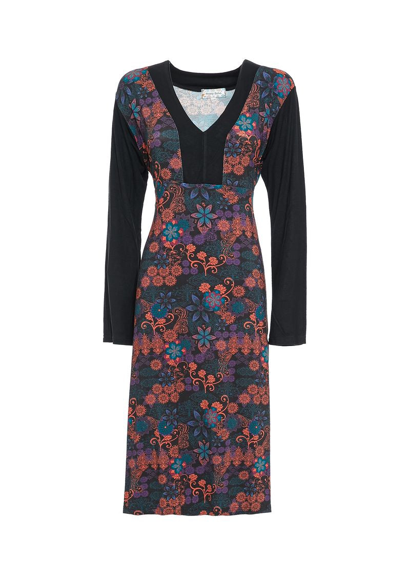 W22HBD13 - Vestito Wild Lawn Happy Baba by Baba Design - Gipsy Fashion Wear 