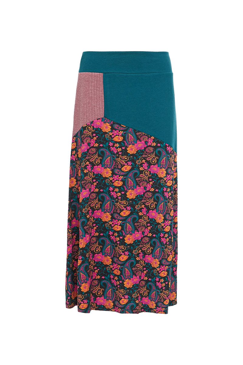 W22HBSK03 - Autumn Paisley Happy Baba skirt by Baba Design