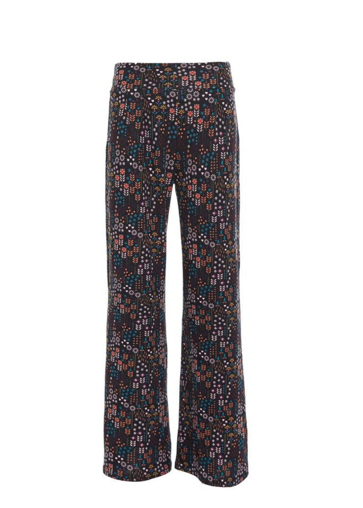 W22P02 - Pantalone Gipsy Leaves Baba Design - Gipsy Fashion Wear 