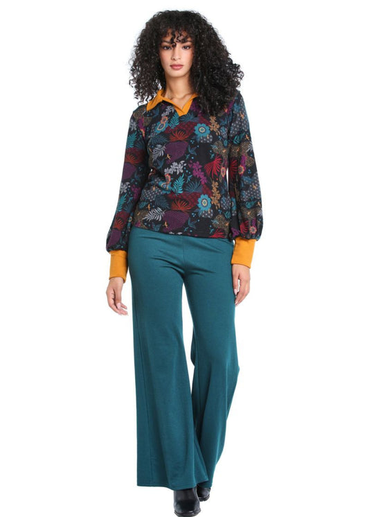 W22P03 - Pantalone tinta unita Country Circle - Gipsy Fashion Wear 