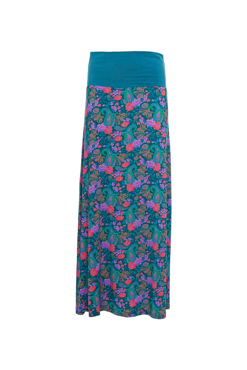 W22SK08 - Autumn Paisley Baba Design long skirt