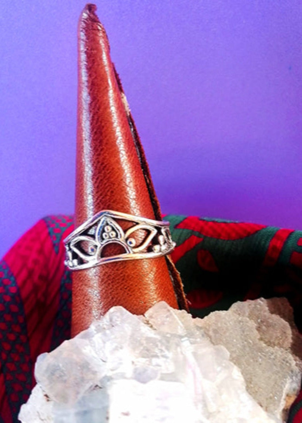 Anello Intarsio Fiore - Gipsy Fashion Wear 