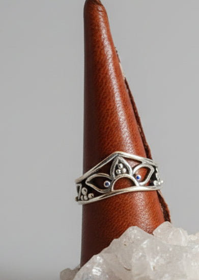 Anello Intarsio Fiore - Gipsy Fashion Wear 