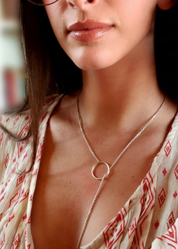 Collana Cerchio e Asta - Gipsy Fashion Wear 