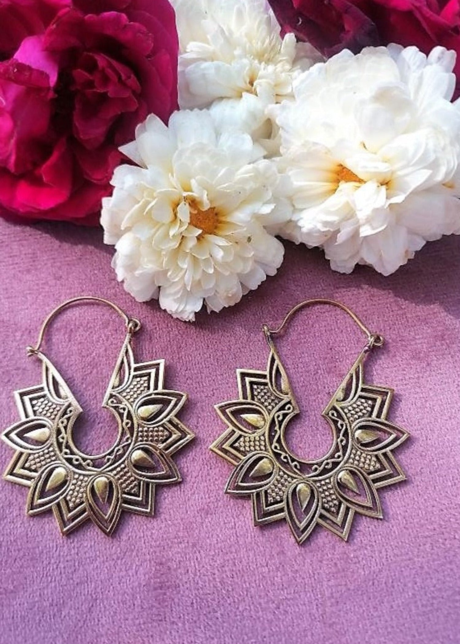 Orecchini Sacred Flower - Gipsy Fashion Wear 