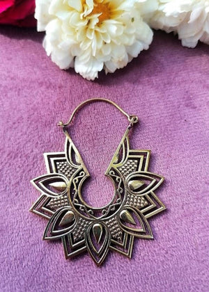 Orecchini Sacred Flower - Gipsy Fashion Wear 