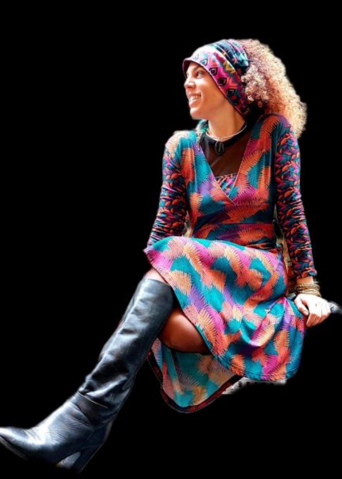 W22D02 - Abito svasato Colourful Soul Baba Design - Gipsy Fashion Wear 